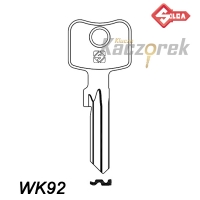 Silca 074 - klucz surowy - WK92